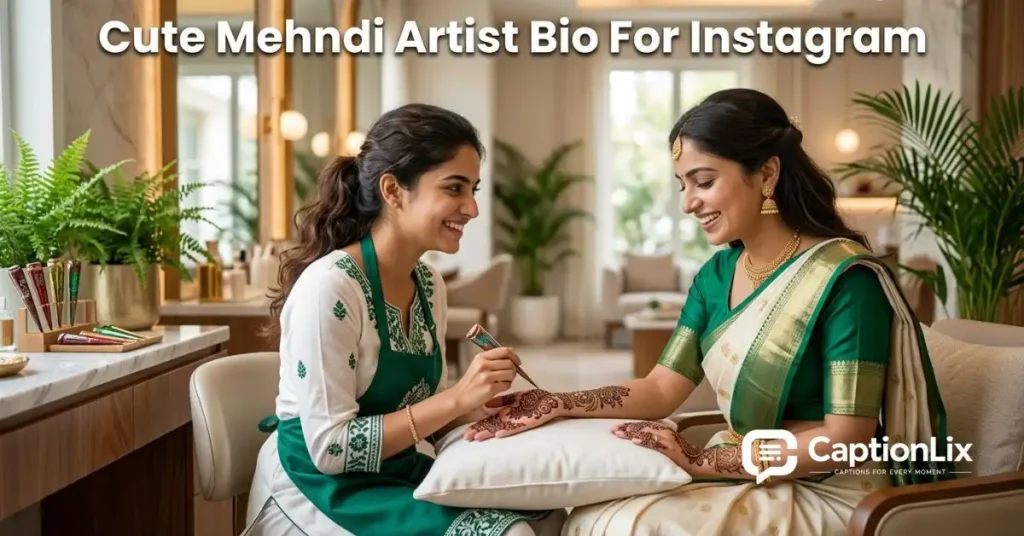 Mehndi Artist Bio For Instagram