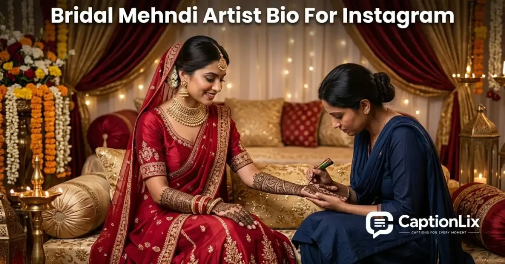 Mehndi Artist Bio For Instagram