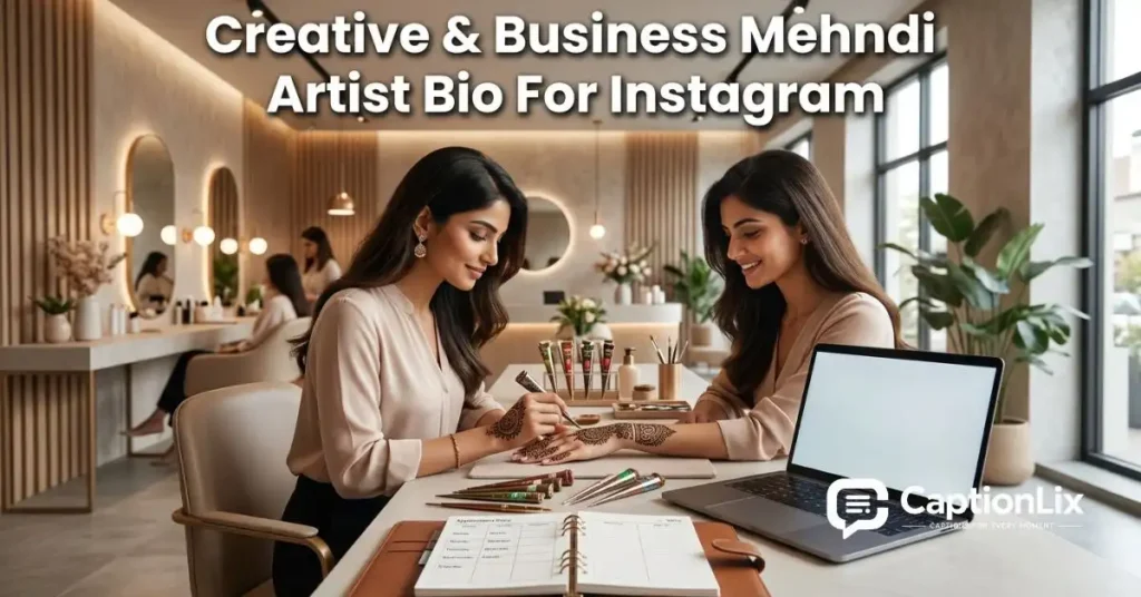 Mehndi Artist Bio For Instagram