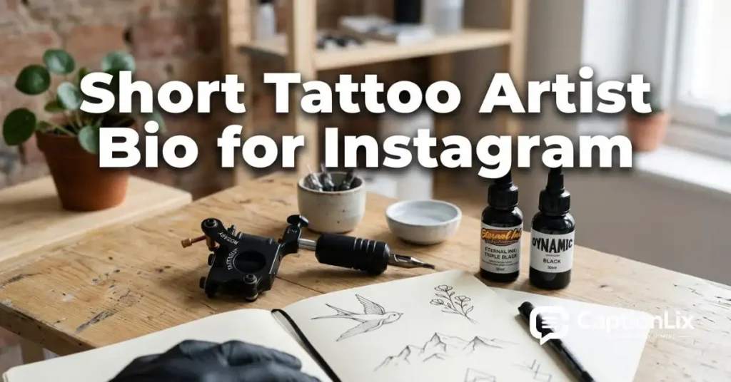 Tattoo Artist Bio for Instagram