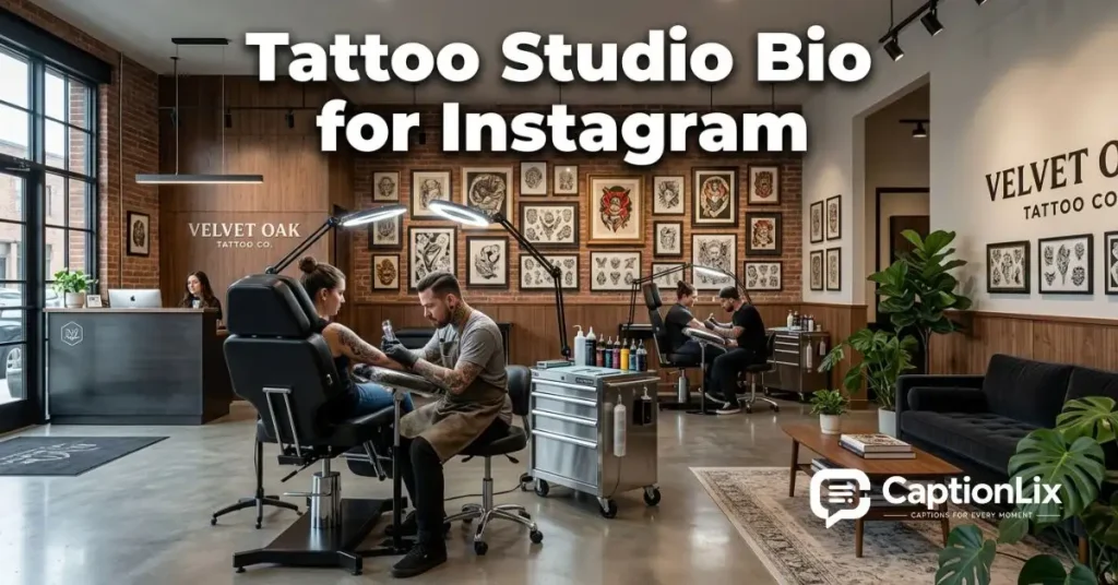 Tattoo Artist Bio for Instagram