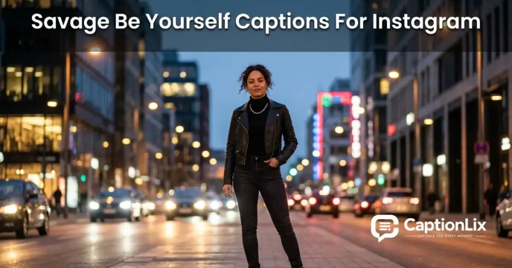 Be Yourself Captions For Instagram
