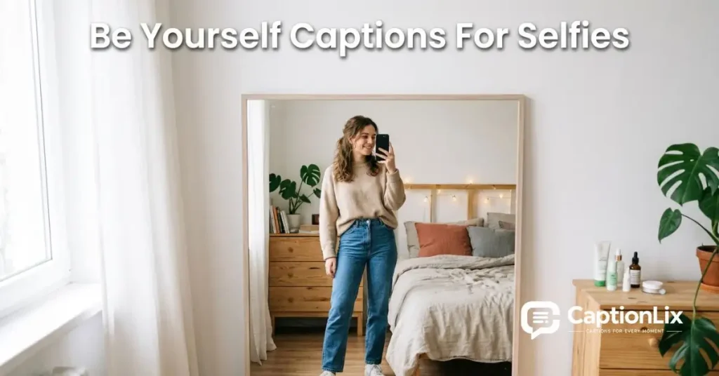 Be Yourself Captions For Instagram