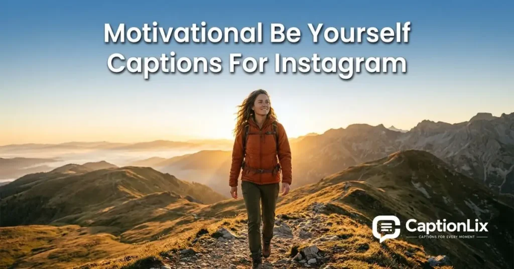 Be Yourself Captions For Instagram