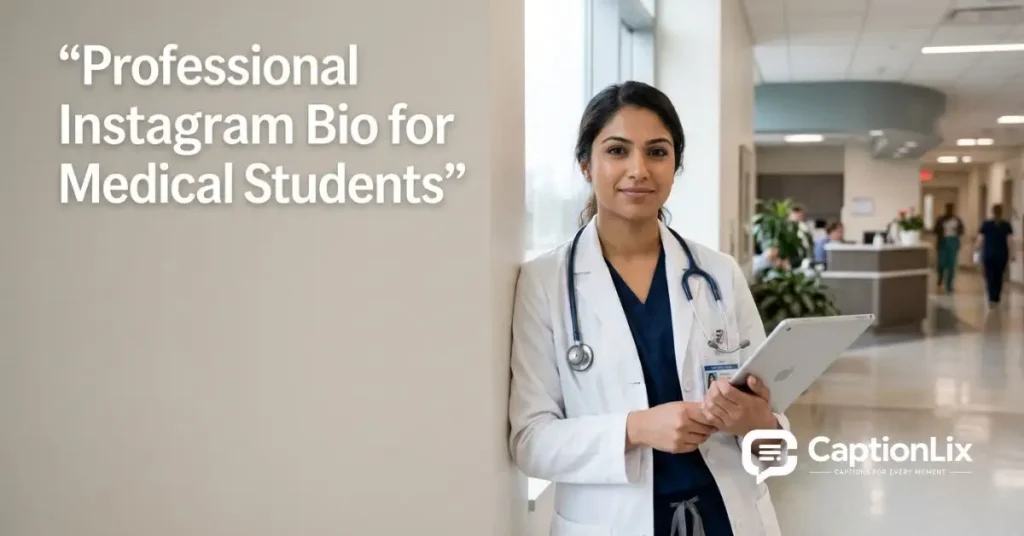 Instagram Bio for Medical Students