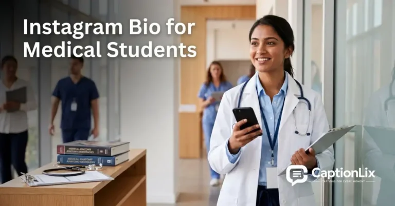 Instagram Bio for Medical Students