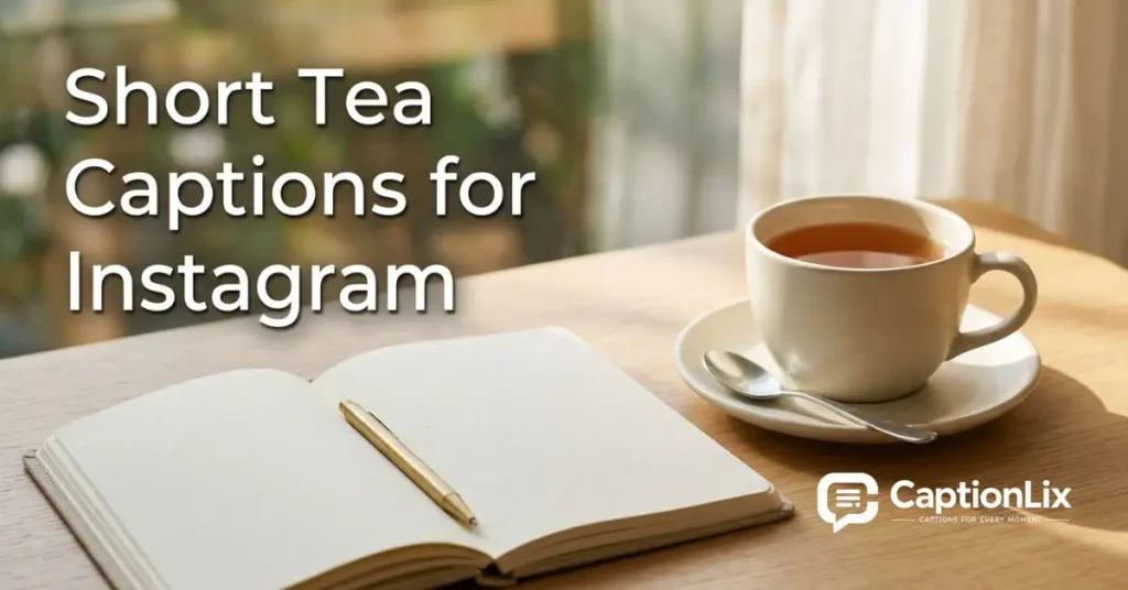 Tea Captions for Instagram